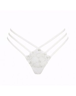 Belletage Swimwear The Ivory Bikini Bottom - White