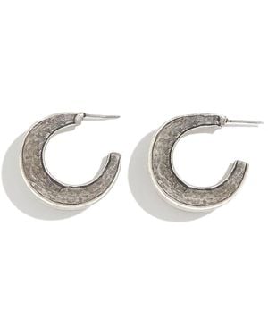 Lovard Carved Hoops - Metallic