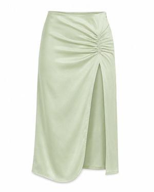 ADIBA Pear Blossom Midi Skirt - Green