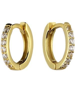 Ware Collective Curve Huggie Earrings - Metallic