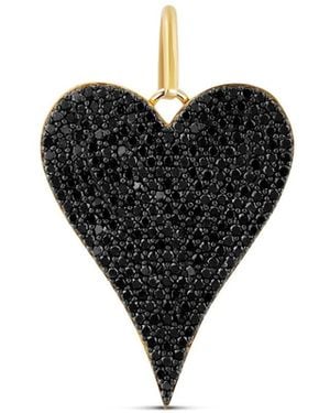 SHYMI Pave Heart Charm - Black