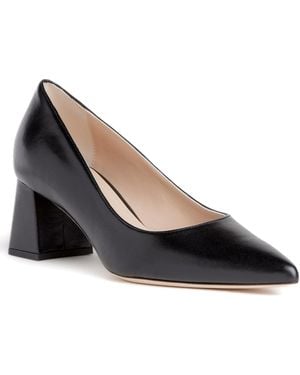 Beautiisoles by Robyn Shreiber Made in Italy Corina Comfortable Leather Low Heel Pump Work Or Valentine Evening - Black