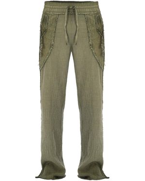 Zhenabia Tribe Trousers Boho Cotton Summer Trousers - Green