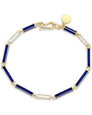 C|Nd|N by Candan Balto Megaron & Enamel Bracelet - Blue