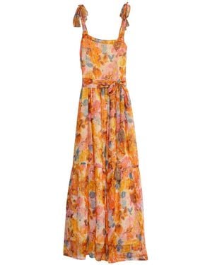 Niza Long Elegant Dress Santorini - Orange