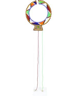 Botanical Boys Kenya Maasai Beaded Necklace - Blue