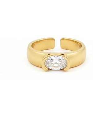 By Virgo Eclisse Ring - Metallic