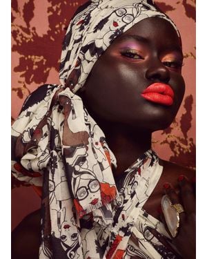Julia Clancey Neutrals Turbanista Modal Scarf - Red