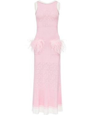 Andreeva Peony Knit Dress - Pink
