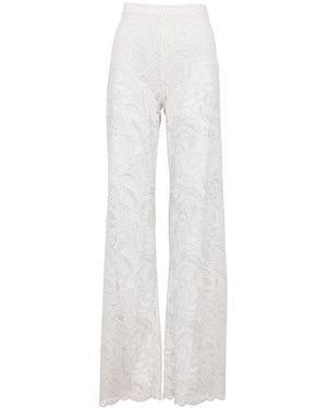 Zetaye Lyric Lace Pant - White