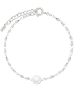 Esterah Floating Pearl Bracelet - White