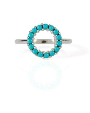 Charlotte's Web Jewellery Halo Radiance Ring - Blue