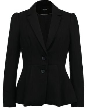 Smart and Joy Fit And Flare Blazer - Black
