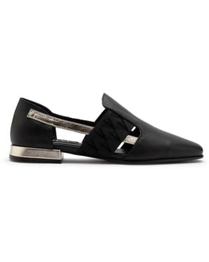 Ilvi Hina Floater Leather Loafer - Black