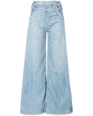 NOEND Dina High Waisted Wide Leg Jeans - Blue