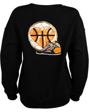 Laines London Embellished Basketball Love Sweatshirt - Black
