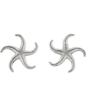 Zoe & Morgan Starfish Earrings - Metallic
