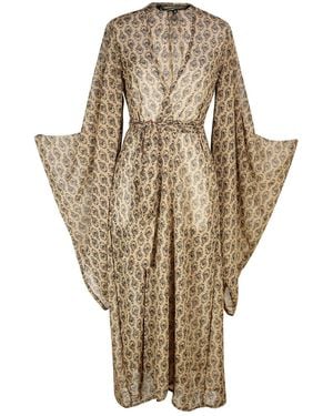 Jennafer Grace Dado Kimono - Metallic
