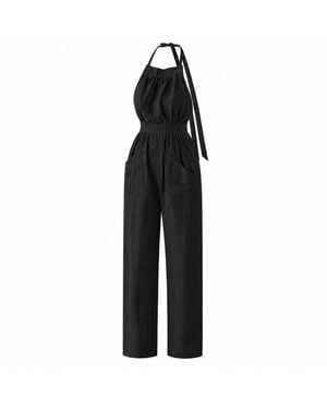 Taka Crossback Jumpsuit - Black