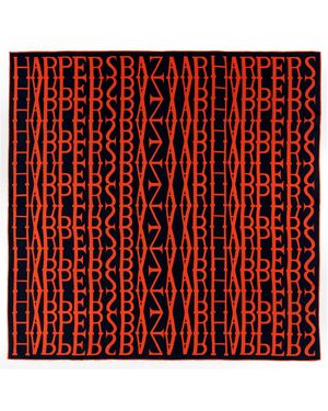 Richard Allan London Harper's Bazaar Limited Edition Silk Scarf - Red