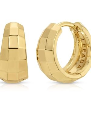 Leeada Jewelry Donna Mini Huggies - Metallic