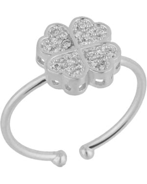 Mejoma Four Leaves Clover Ring - Metallic