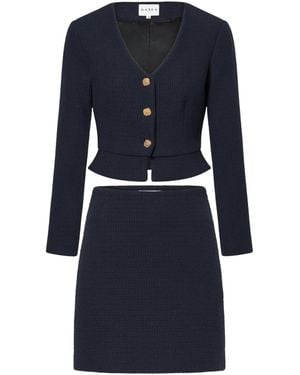 Gaâla Milana Cotton Tweed Two Piece - Blue