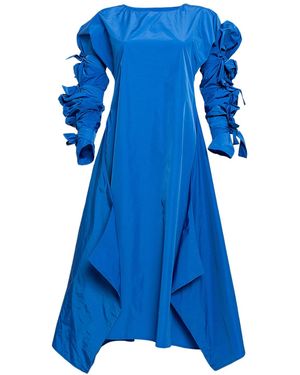 Bianca Popp Ribbon Wrapped Dress - Blue