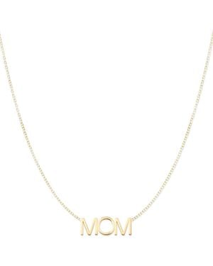 Maya Brenner Mom Necklace - Metallic