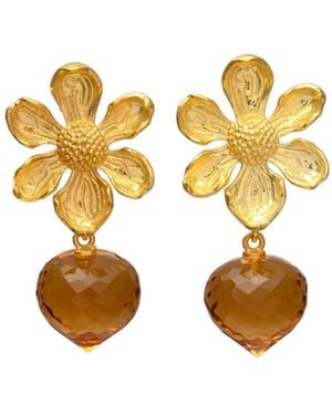 Decolet the label Ember Earrings - Metallic