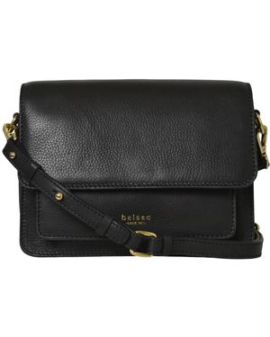 BELYSA Olga Leather Crossbody - Black