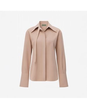 Lolam Olsen Shirt Powder Rose With Linies - Pink