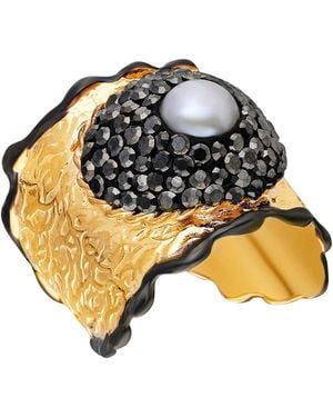 Nowart Jewelry Pearl Ring - Metallic