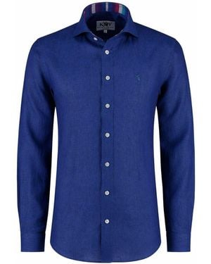 Koy Clothing Royal Linen Shirt - Blue