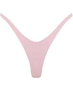 Elissa Poppy Latex G-String - Pink