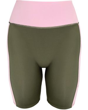 Foxies Daily Eco Comfy Shorts With Built-In Undies Zero Vpl. Stylish Coverage - Green
