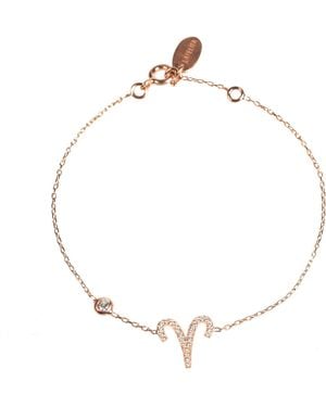 LÁTELITA London Zodiac Horoscope Star Sign Bracelet Aries Rosegold - Multicolour