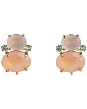 Bounkit Agnes Cluster Studs Clip On - Multicolour
