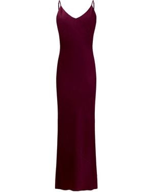 Why Mary Isis Bias Maxi Slip Dress - Purple