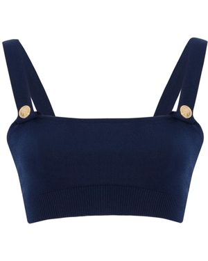 Peraluna Elizabeth Knit Bralette - Blue
