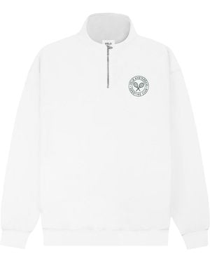 VLD Runyon Sporting Club Quarter-Zip - White