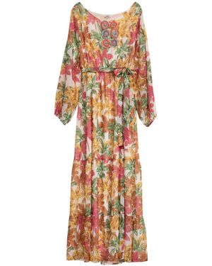 Niza Long Airy Dress Zanzibar - Multicolor