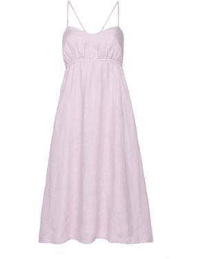 REISTOR Strappy Midi Camisole Dress - Purple