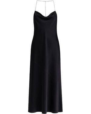 By Noa Rawitz Silk Maxi Dress - Black