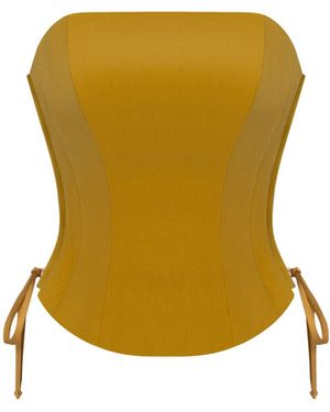 Elsava Mustard Corset - Green