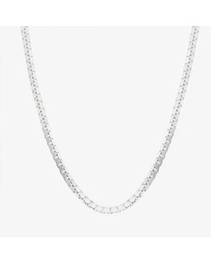 7879 Boxed Chain Necklace - Metallic