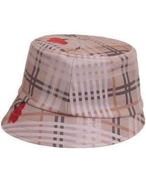 RainSisters Neutrals Elegant Bucket Hat: Royal Blush - Brown
