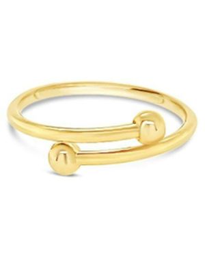Lutiro Double Ball Ring - Metallic