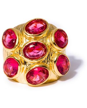 Kybele Studio Blush Multi-Gemstone Cocktail Ring - Pink