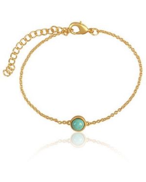 Christina Greene Dainty Pendant Bracelet - Metallic